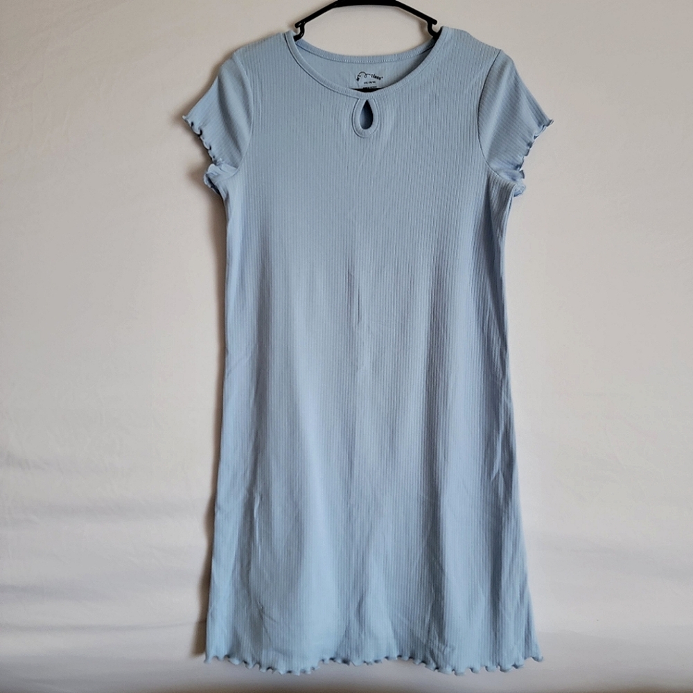 Short Sleeve Ribbed Dress | Art Class